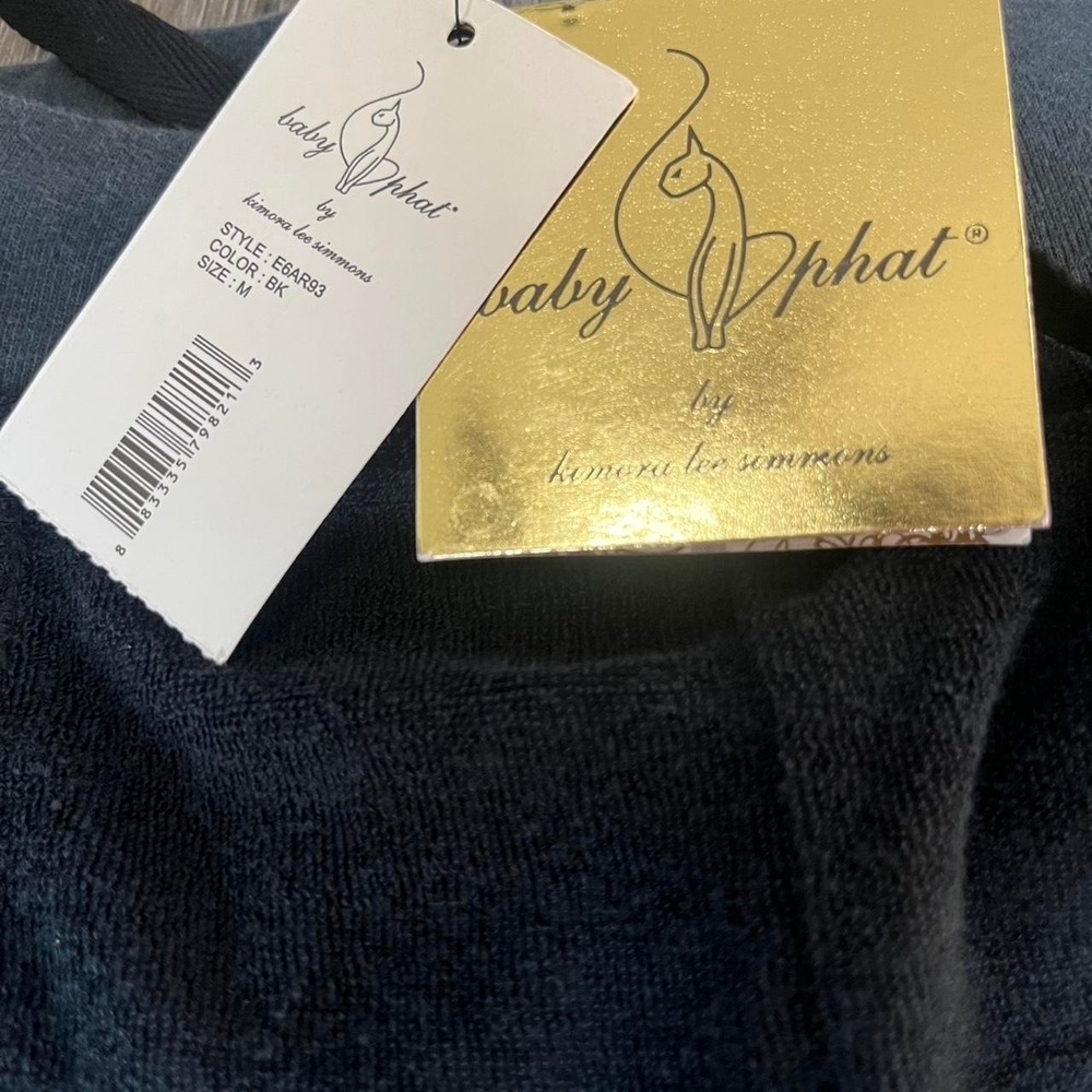 RARE! Baby Phat Deadstock NWT Old new stock Terry jogger capri Y2k